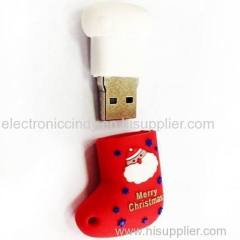 Christmas sock design USB Flash disk