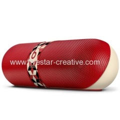 Beats X Barry MCGEE Pill 2.0 Bluetooth Speakers Limited Edition Artist Barry Mcgee Red