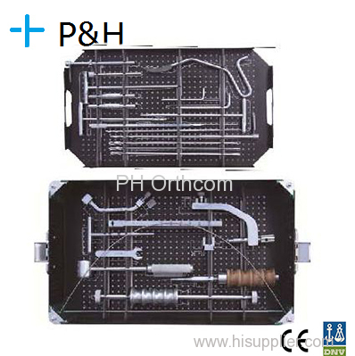 Humeral Interlocking Nail Instrument Set Trauma Orthopaedic Medical Implant Stainless Steel Instrument Box