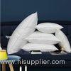 2cm - 4cm White Duck Feather Cotton Cushion Inserts Double Stitched Piping for Home / Hotel