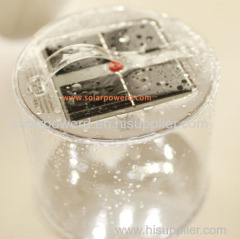 Classic Transparent waterproof PVC enclosure suits all weather conditions Solar Inflatable LED Lantern