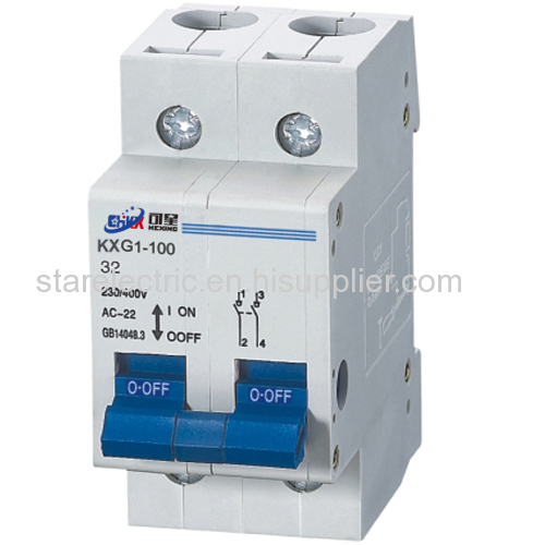 KXG1-100 series isolation switch for  industrial and mining enterprises high buildings emporium and residence etc place