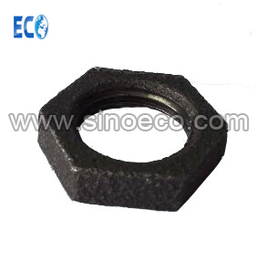 Malleable Cast Iron 310 Back Nut Black Lock Nut Pipe Fittings