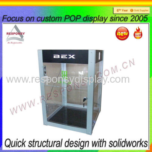 China display cabinet fashion lockable counter acrylic sun-glass showcase