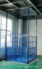 Guide hydraulic lift platform