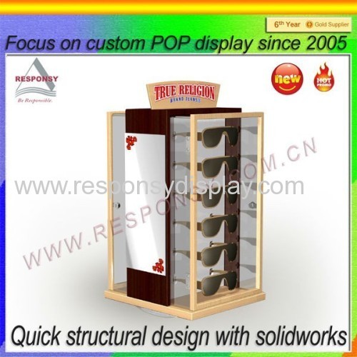 Customized Fashion Cabinet Sun-glass Display Stand