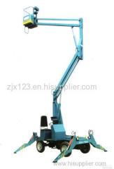 4.12m pull-behind articulating boom lift