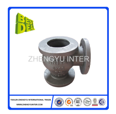 Lost foam cast iron ball valve body casting parts