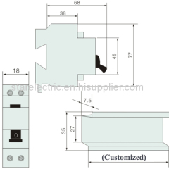 KXB1-32 series residual current movement circuit breaker(Phase line+Neutral line)