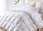 Customized Luxury Double Stitched Down Feather Quilt for Adults with White Goose Feather