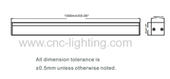 18W 24W 36W Linear LED Light Fitting (Suspending or surface mounting)