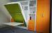 Kids MDF Single Murphy Wall Bed Strong , Modern European Style