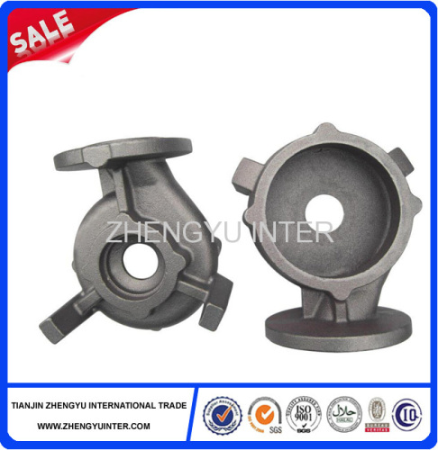 QT300 Ductile iron agricultural pump shell casting parts