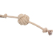 Huge jumbo natural jute-cotton ball with two handles rope toys