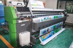 Large Format Solvent DTG Printer 3.2 Meter 4/8PCS Konica 1024 Head