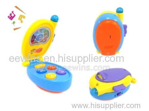 Infant toys mobile phone with music and lights