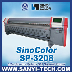 Digital Solvent Printer Machine with 4/8 pcs Spectra Polaris PQ512 15pl Printheads