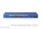 10/100m 802.3af Home Network switch for IP Camera , 250w 16 Port Poe Gigabit Switch