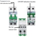 F1 serie miniature circuit breaker with transparent cover overload over current overvoltage and undervoltage protection