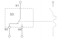 F1 serie miniature circuit breaker with transparent cover overload over current overvoltage and undervoltage protection