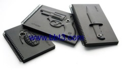 Promotional novel 3D PVC cover notebook