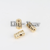 brass knurled machining lathe nut