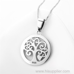 Fashion Sterling Silver Tree of Family Necklace Hot Sale