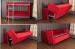 red Multifunctional Transformable Sofa Bed bunk of space saving