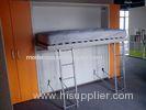 Double Decker wall folding bed , Murphy Wall Bunk Bed for Dormitory , E1 Grade Material