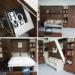 Double Vertical Modern Wall Bed Bedroom Furniture with Bookshelf and Sofa