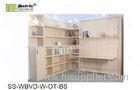 Space Saving Murphy Wall Bed with Bookshelf and Desk