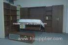 Space Saving Furniture Fold Up Wall Bed Foldable Murphy With Bookshelf