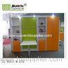 Modern Vertical Wall Bed , Single Space Saving Murphy Bed With Dinning Table