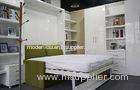 Functional Adjustable Double Wall Bed With Sofa And Bookshelf For Home