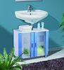 Panel furniture Modern Bathroom Sink Furniture Cabinet for space saving