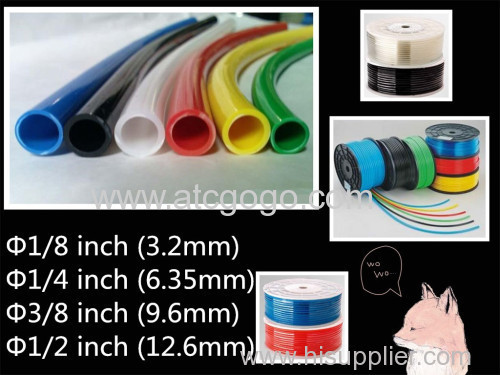 high quality pneumatic polyurethane air plastic tube hose pipe 6mm 8mm 1/4 5/32