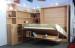 Melamine Transformable Vertical Wall Bed Space Saving For Student Apartment