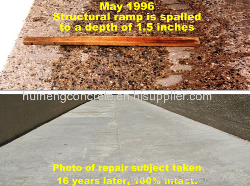 How to repair the concrete sidewalk broken