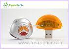 Circle Shape 8GB Plastic USB Memory / USB 1.1 Flash Disk In Windows OS