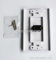 Single for HDMI Connector Wall Plate 120 Type