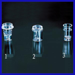 Sample cup with immune luminescence analyzer