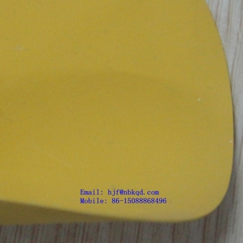 0.4mm Thin Yellow Neoprene Rubber Coated Raincoat Fabric