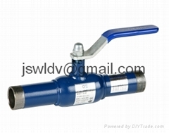 Welded ball valve with butt end DN15-DN65