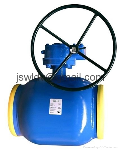 Butt welded ball valve DN250-DN450