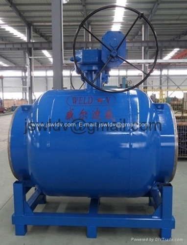 Butt welded ball valve DN500-DN1200