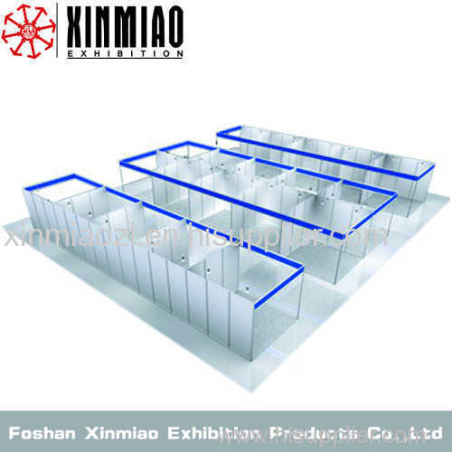 XINMIAOSYSTEM Aluminium Portable Modular Trade Display Exhibition Booth/Aluminum Exhibition Fair Stand with Competitive 