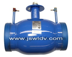 Flow balancing valve with butt end DN25-DN250