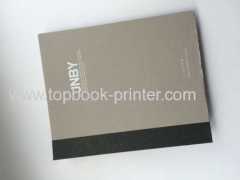 Custom designed or printed coil binding hardcover book with folder cover