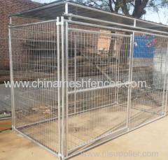 Top Metal Roof Large Welded Mesh Dog Kennel Panel upto 10ft long