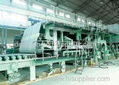 coating white board paper making machine